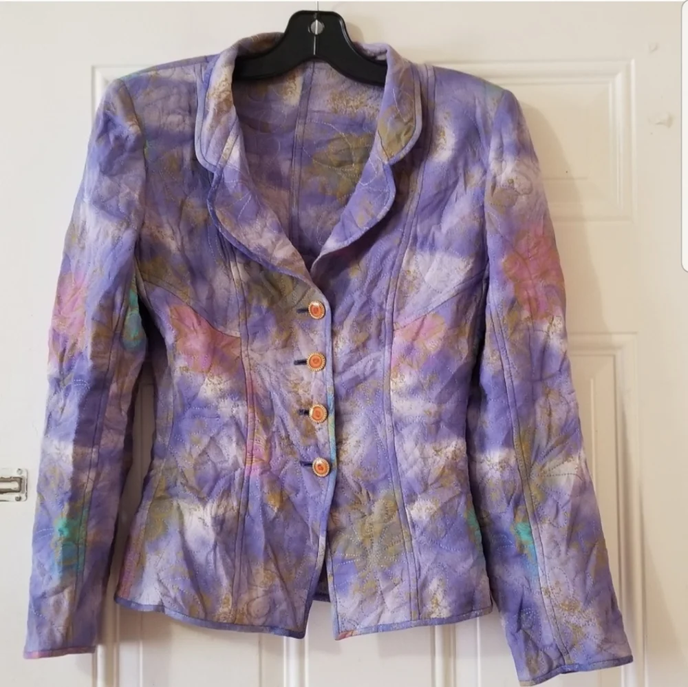 Emanuel Ungaro 2 piece Set Skirt and Blazer Size 10 - Picture 1 of 15